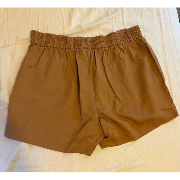 Torrid Linen Blend Shorts - Light Brown 20 - Picture 4 of 10